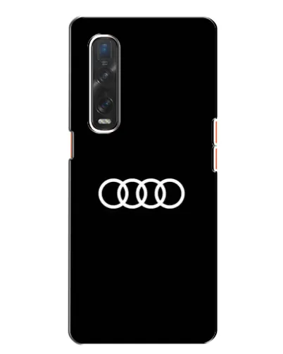 Чехол для OPPO Find X2 с картинкой «Audi White Logo» Чехол для OPPO Find X2 с картинкой «Audi White Logo»