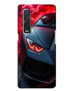 Чехол для OPPO Find X2 с картинкой «Lamborghini красное сияние» Чехол для OPPO Find X2 с картинкой «Lamborghini красное сияние»