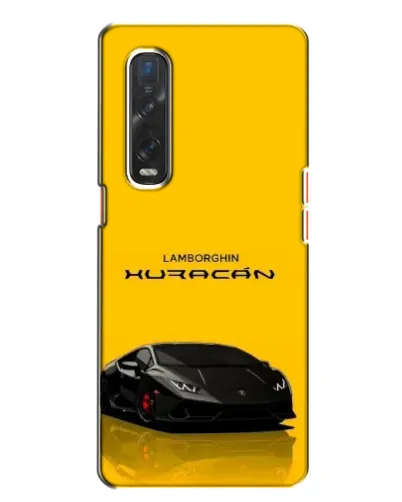 Чехол для OPPO Find X2 с картинкой «Lamborghini Huracan черный» Чехол для OPPO Find X2 с картинкой «Lamborghini Huracan черный»