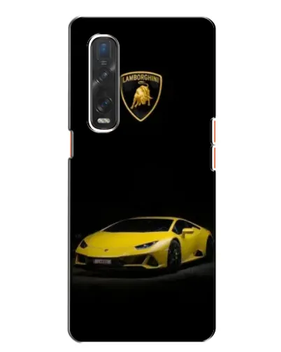 Чехол для OPPO Find X2 с картинкой «Lamborghini желтый акцент» Чехол для OPPO Find X2 с картинкой «Lamborghini желтый акцент»