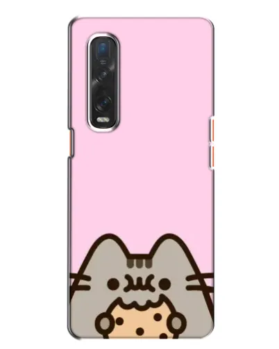 Чехол для OPPO Find X2 с картинкой «Pusheen и печенье» Чехол для OPPO Find X2 с картинкой «Pusheen и печенье»