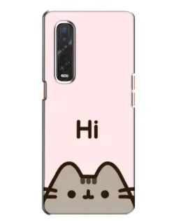 Чохол для OPPO Find X2 з картинкою «Пушин каже Hi»