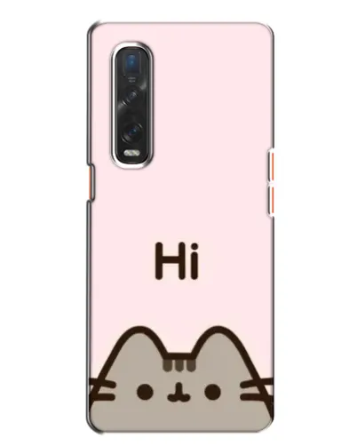 Чехол для OPPO Find X2 с картинкой «Пушин говорит Hi» Чехол для OPPO Find X2 с картинкой «Пушин говорит Hi»