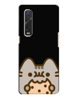 Чохол для OPPO Find X2 з картинкою «Пушин на чорному»