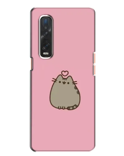 Чехол для OPPO Find X2 с картинкой «Pusheen сердце» Чехол для OPPO Find X2 с картинкой «Pusheen сердце»