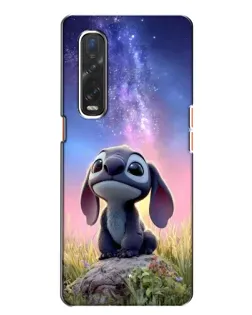 Чехол для OPPO Find X2 с картинкой «Стич на рассвете»
