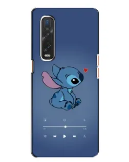 Чехол для OPPO Find X2 с картинкой «Музыкальный Stitch»