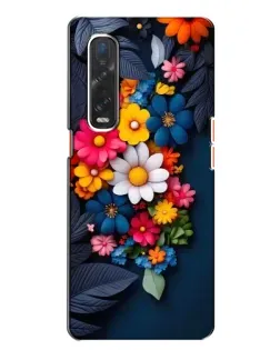 Чохол для OPPO Find X2 з картинкою «Квіткова феєрія» Чохол для OPPO Find X2 з картинкою «Квіткова феєрія»