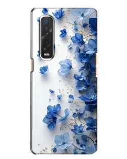 Чохол для OPPO Find X2 з картинкою «Блакитний квітковий каскад» Чохол для OPPO Find X2 з картинкою «Блакитний квітковий каскад»