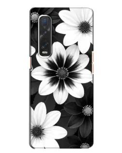 Чохол для OPPO Find X2 з картинкою «Монохромні айстри» Чохол для OPPO Find X2 з картинкою «Монохромні айстри»