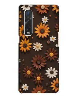 Чохол для OPPO Find X2 з картинкою «Візерунок з маленьких соняшників» Чохол для OPPO Find X2 з картинкою «Візерунок з маленьких соняшників»