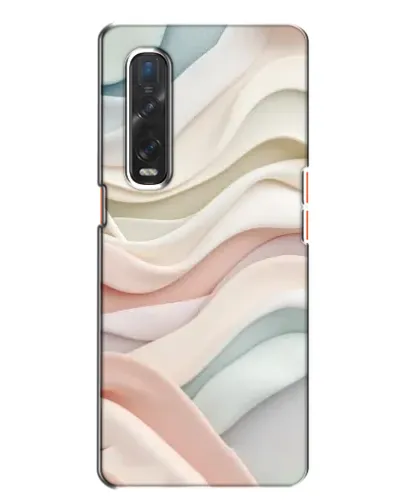 Чехол для OPPO Find X2 с картинкой «Пастельные нежные волны» Чехол для OPPO Find X2 с картинкой «Пастельные нежные волны»