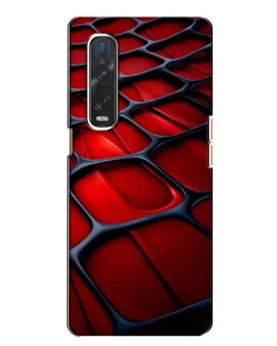 Чехол для OPPO Find X2 с картинкой «Красная глянцевая сетка» Чехол для OPPO Find X2 с картинкой «Красная глянцевая сетка»