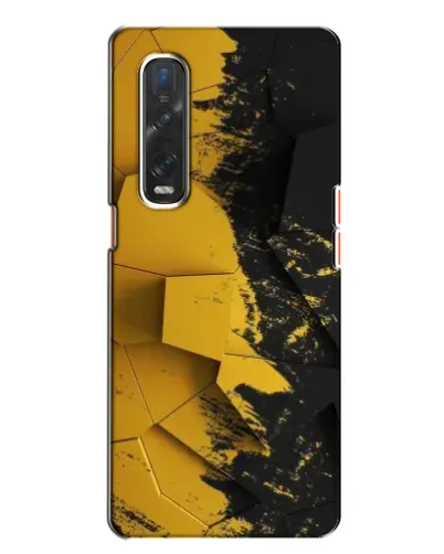 Чехол для OPPO Find X2 с картинкой «Золотые осколки геометрии» Чехол для OPPO Find X2 с картинкой «Золотые осколки геометрии»