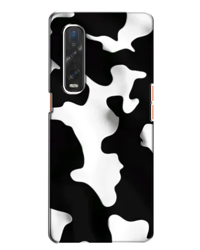 Чехол для OPPO Find X2 с картинкой «Черно-белое пятно» Чехол для OPPO Find X2 с картинкой «Черно-белое пятно»