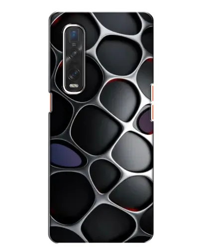 Чехол для OPPO Find X2 с картинкой «Объемная темная решетка» Чехол для OPPO Find X2 с картинкой «Объемная темная решетка»