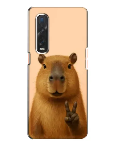 Чехол для OPPO Find X2 с картинкой «Капибара виктория» Чехол для OPPO Find X2 с картинкой «Капибара виктория»