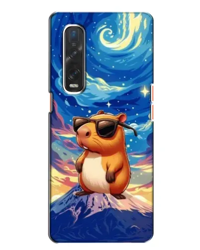 Чехол для OPPO Find X2 с картинкой «Капибара Ван Гога» Чехол для OPPO Find X2 с картинкой «Капибара Ван Гога»