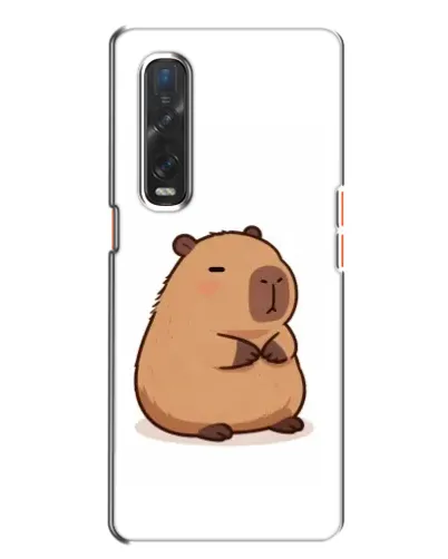 Чехол для OPPO Find X2 с картинкой «Толстенькая капибара» Чехол для OPPO Find X2 с картинкой «Толстенькая капибара»