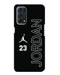Чехол для OPPO Find X3 Lite с картинкой «Jordan Vertical»
