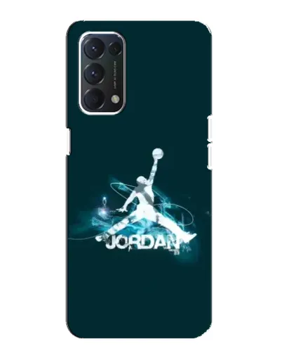 Чехол для OPPO Find X3 Lite с картинкой «Jordan Blue Fire»