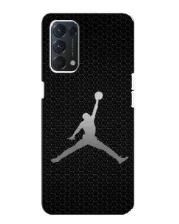 Чехол для OPPO Find X3 Lite с картинкой «Jordan Dark Carbon»