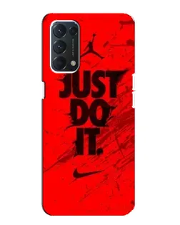 Чехол для OPPO Find X3 Lite с картинкой «Nike Just Do It»