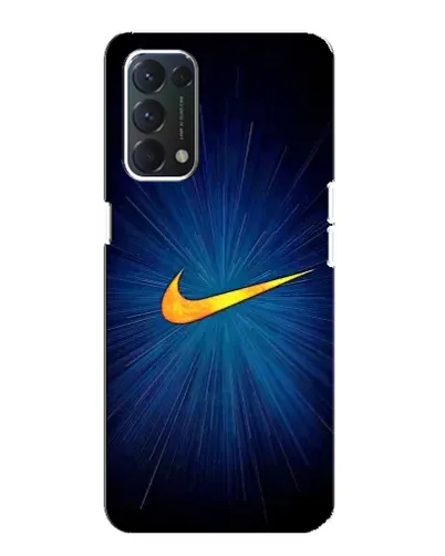 Чехол для OPPO Find X3 Lite с картинкой «Синий пульс Nike» Чехол для OPPO Find X3 Lite с картинкой «Синий пульс Nike»
