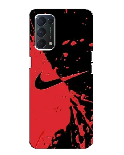 Чехол для OPPO Find X3 Lite с картинкой «Красные брызги Nike» Чехол для OPPO Find X3 Lite с картинкой «Красные брызги Nike»