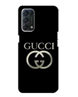 Чехол для OPPO Find X3 Lite с картинкой «Gucci — золото на черном» Чехол для OPPO Find X3 Lite с картинкой «Gucci — золото на черном»