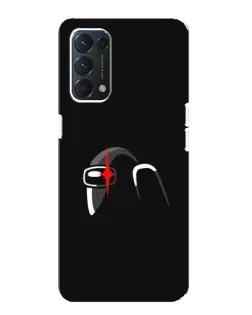 Чохол для OPPO Find X3 Lite з картинкою «Among Us шолом»