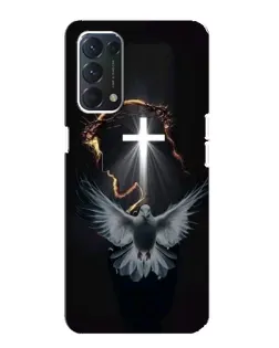 Чехол для OPPO Find X3 Lite с картинкой «Голубь и Свет»
