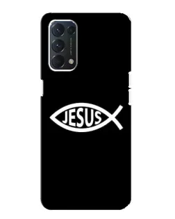 Чехол для OPPO Find X3 Lite с картинкой «Классический Jesus»