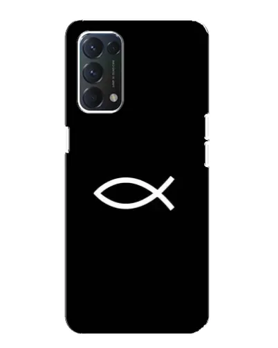 Чехол для OPPO Find X3 Lite с картинкой «Символ рыбы Jesus» Чехол для OPPO Find X3 Lite с картинкой «Символ рыбы Jesus»