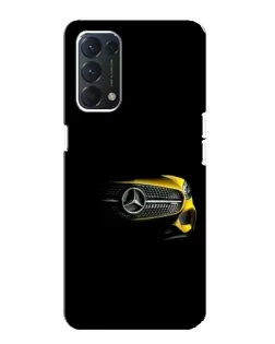 Чехол для OPPO Find X3 Lite с картинкой «Mercedes — ретро стиль»