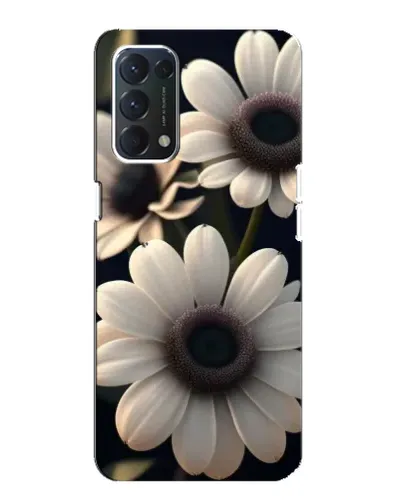 Чехол для OPPO Find X3 Lite с картинкой «Белые маргаритки макро» Чехол для OPPO Find X3 Lite с картинкой «Белые маргаритки макро»