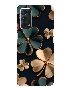 Чехол для OPPO Find X3 Lite с картинкой «Клевер в золоте» Чехол для OPPO Find X3 Lite с картинкой «Клевер в золоте»
