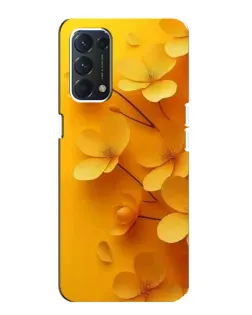 Чехол для OPPO Find X3 Lite с картинкой «Золотые лепестки» Чехол для OPPO Find X3 Lite с картинкой «Золотые лепестки»