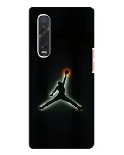 Чехол для OPPO Find X3 Pro с картинкой «Jordan Gradient Logo»