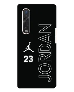 Чехол для OPPO Find X3 Pro с картинкой «Jordan Vertical»