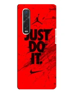 Чехол для OPPO Find X3 Pro с картинкой «Nike Just Do It»