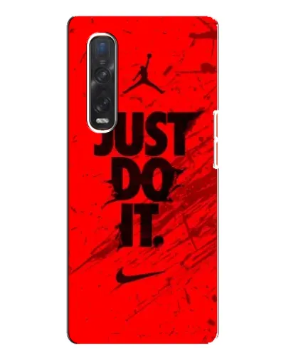 Чехол для OPPO Find X3 Pro с картинкой «Nike Just Do It» Чехол для OPPO Find X3 Pro с картинкой «Nike Just Do It»