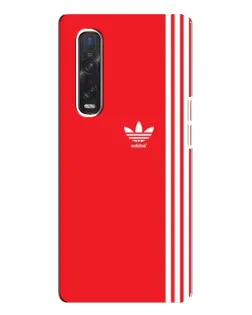 Чехол для OPPO Find X3 Pro с картинкой «Красный минимализм Adidas» Чехол для OPPO Find X3 Pro с картинкой «Красный минимализм Adidas»