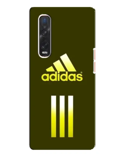 Чехол для OPPO Find X3 Pro с картинкой «Оливковый градиент Adidas»