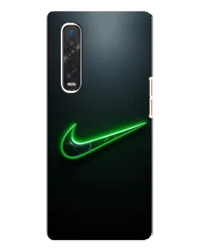 Чехол для OPPO Find X3 Pro с картинкой «Неоновый контур Nike» Чехол для OPPO Find X3 Pro с картинкой «Неоновый контур Nike»