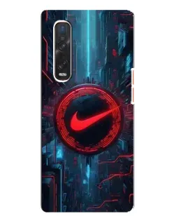Чехол для OPPO Find X3 Pro с картинкой «Техногенный стиль Nike» Чехол для OPPO Find X3 Pro с картинкой «Техногенный стиль Nike»