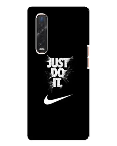 Чехол для OPPO Find X3 Pro с картинкой «Текстовый принт Nike» Чехол для OPPO Find X3 Pro с картинкой «Текстовый принт Nike»