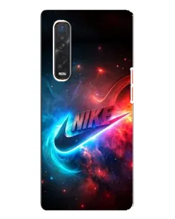 Чехол для OPPO Find X3 Pro с картинкой «Огненный логотип Nike» Чехол для OPPO Find X3 Pro с картинкой «Огненный логотип Nike»