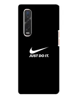 Чехол для OPPO Find X3 Pro с картинкой «Минимализм от Nike» Чехол для OPPO Find X3 Pro с картинкой «Минимализм от Nike»