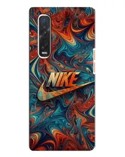 Чехол для OPPO Find X3 Pro с картинкой «Nike в абстракции» Чехол для OPPO Find X3 Pro с картинкой «Nike в абстракции»